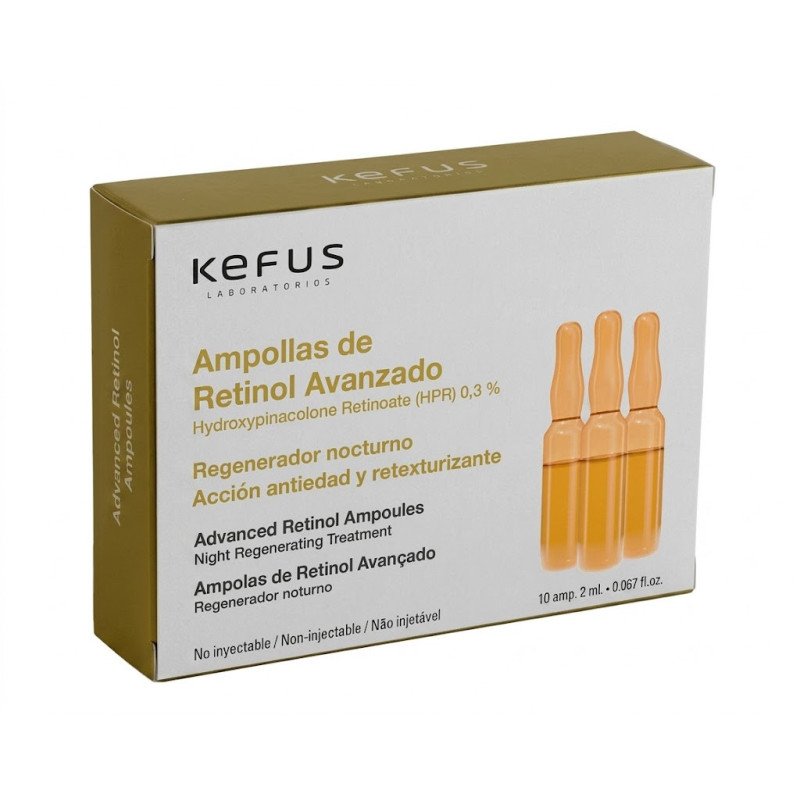 Ampoules retinol 10u | Distributeur officiel de Kefus