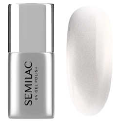 Semilac T35 Top No Wipe Silver Gloss 7ml | MaterielEsthetique.fr