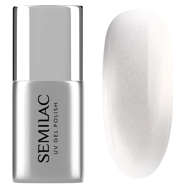 Semilac T35 Top No Wipe Silver Gloss 7ml | MaterielEsthetique.fr