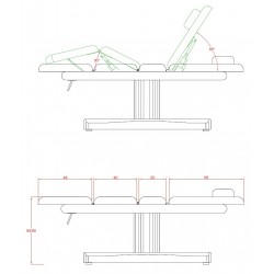 Table électrique Ulna (3 moteurs) | Distributeur officiel de WEELKO