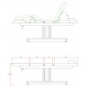 Table électrique Ulna (3 moteurs) | Distributeur officiel de WEELKO