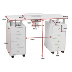 Table manucure Distal (aspirateur) | Fournisseur spécialisé de manu...