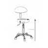 Tabouret avec dossier Saturne+ | Distributeur officiel de WEELKO