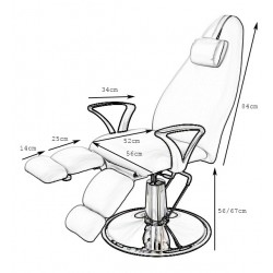 Fauteuil hydraulique Alysa | Distributeur officiel de WEELKO