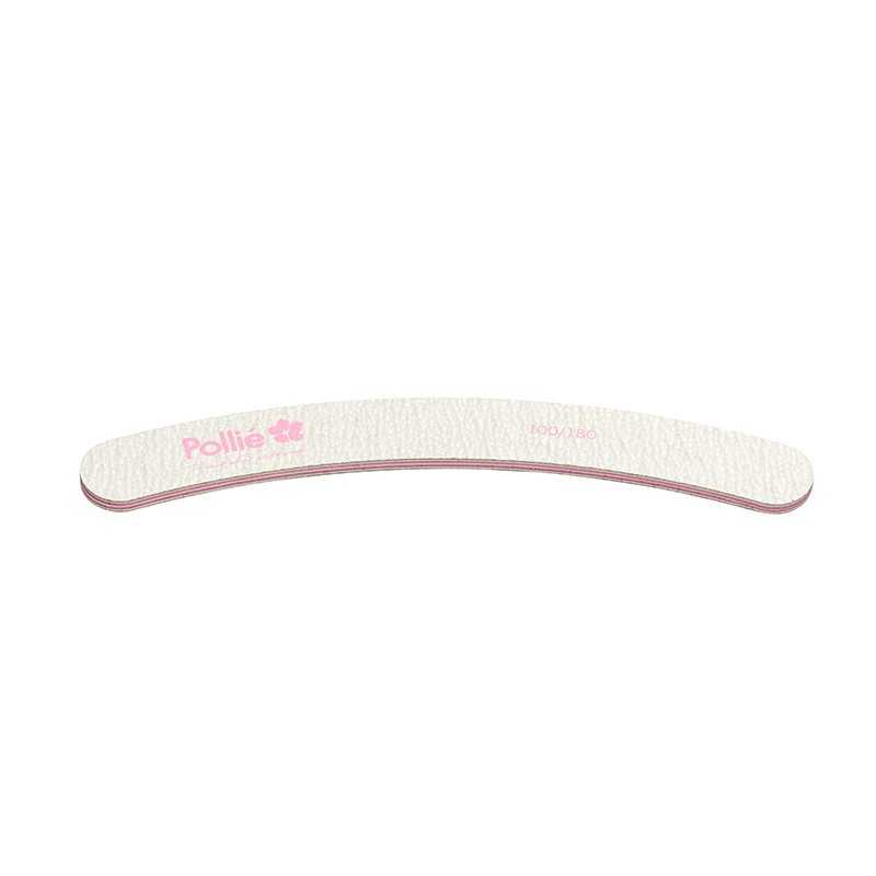 Lima curva 100/180 zebra | Fournisseur spécialisé de manucure et de...