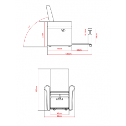Pedicure station Pira | Distributeur officiel de WEELKO