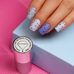 Semilac T12 Top No Wipe Mat Stone Effect 7ml | MaterielEsthetique.fr