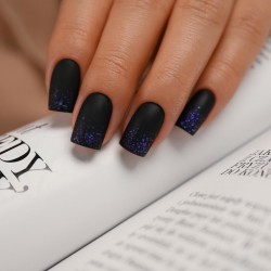 Semilac T15 Top No Wipe Blinking Blue & Violet Flakes 7ml | Materie...