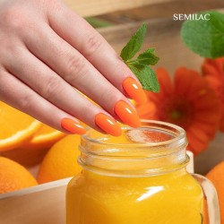 Vernis Semilac nº569 Neon Orange | MaterielEsthetique.fr