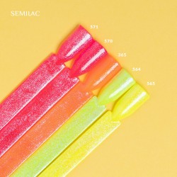 Semilac T18 Top No Wipe Sparkling Blue 7ml | MaterielEsthetique.fr