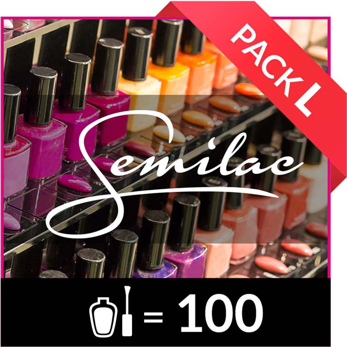 Pack 100 vernis  semi-permanents manucure