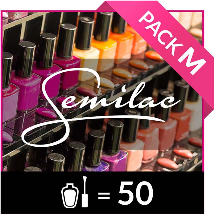 Pack 50 vernis  semi-permanents manucure